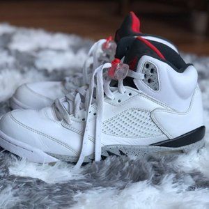 Air Jordan 5 White Cement (Size 10.5)